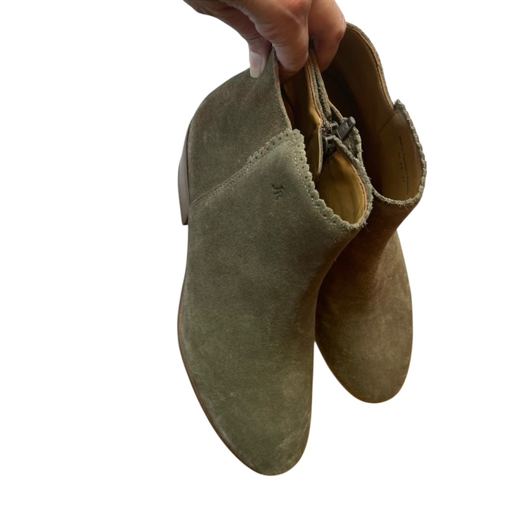 NEW Jack Rogers Olive Suede Booties